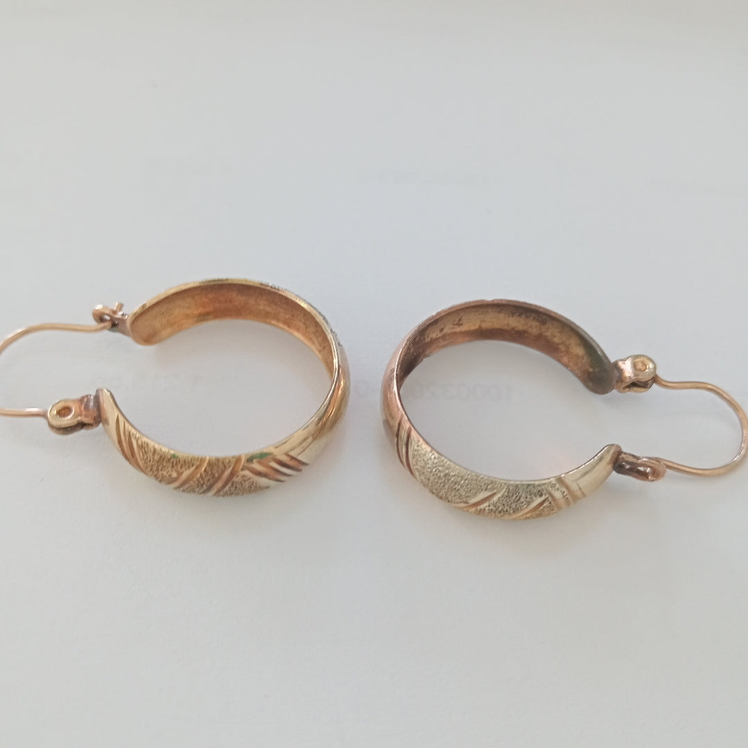 ARRACADAS PAR ORO 8 K 4,40 GRMS (SEMINUEVO)