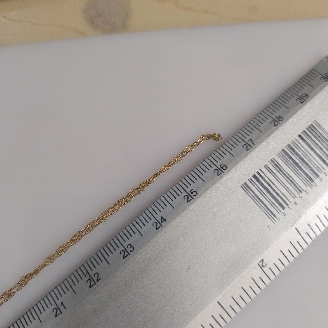 CADENA ORO 14 K 1.2 GRMS (SEMINUEVO)