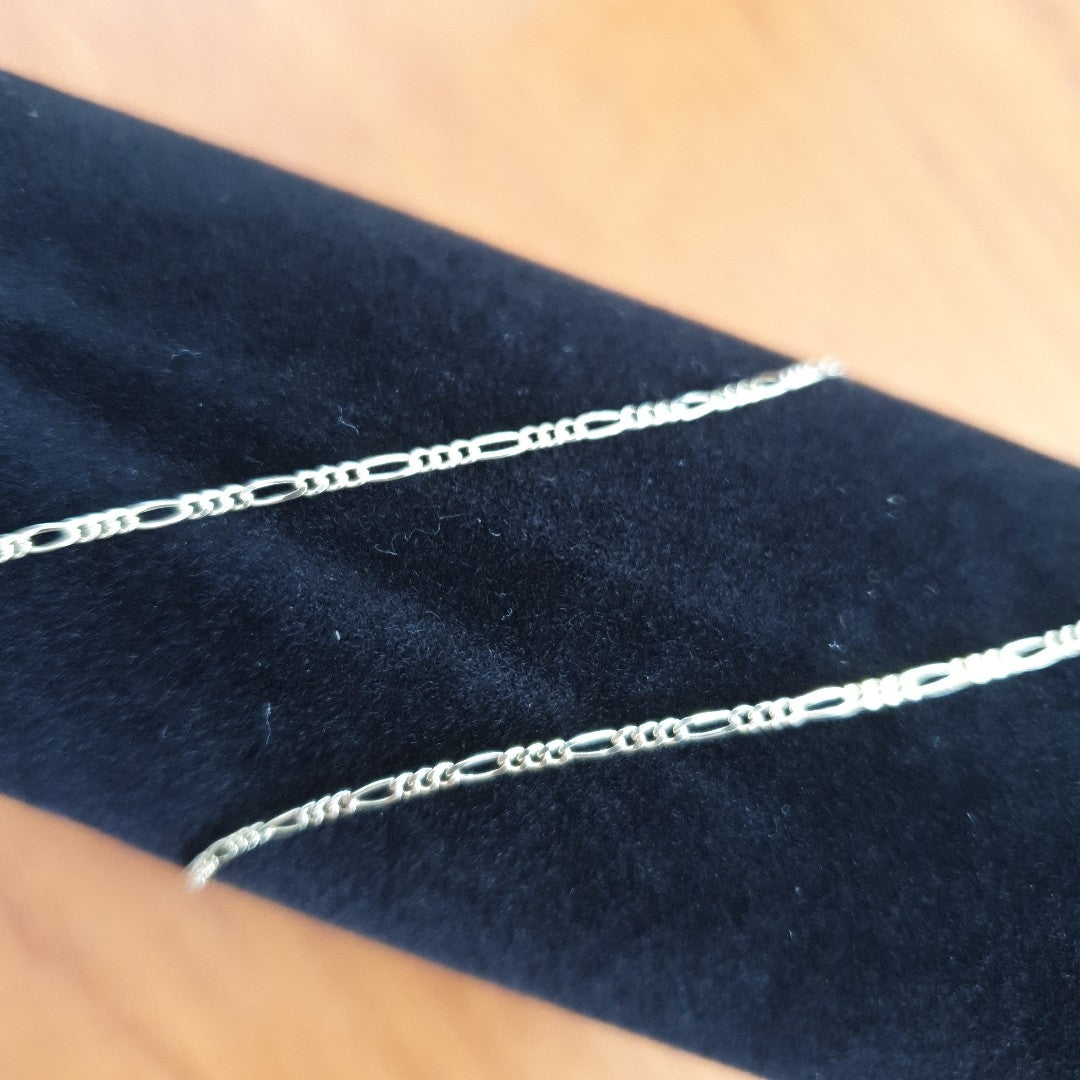 CADENAS TEJIDO 3X1 ORO 14K 55 CM 2.6 GR (NUEVO)