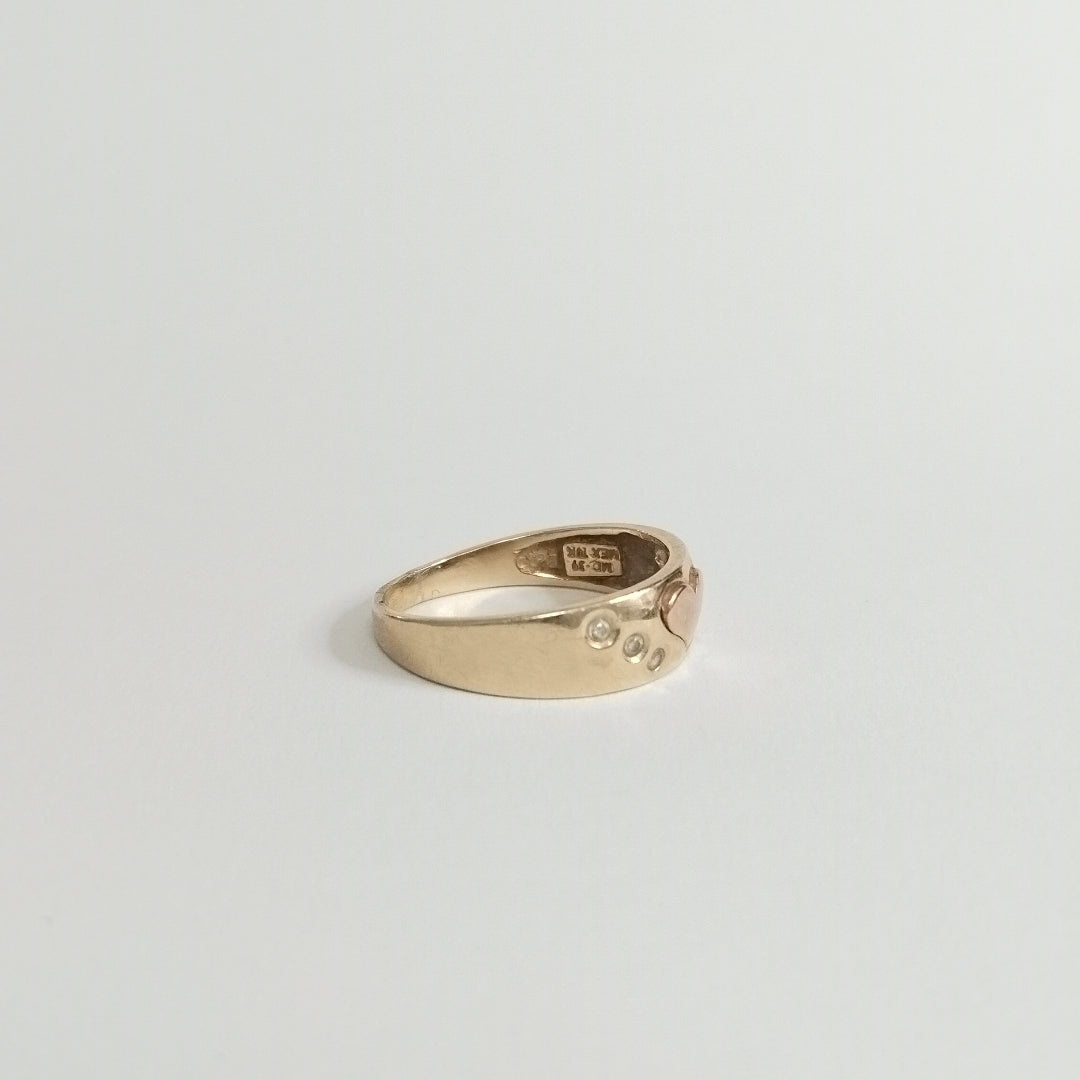 ANILLITO ORO, ORO COMBINADO 14 K 3 GRMS (SEMINUEVO)