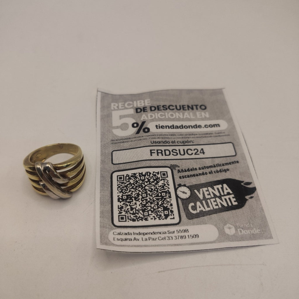 ANILLO ORO 18 K 10.3 GRMS (SEMINUEVO)