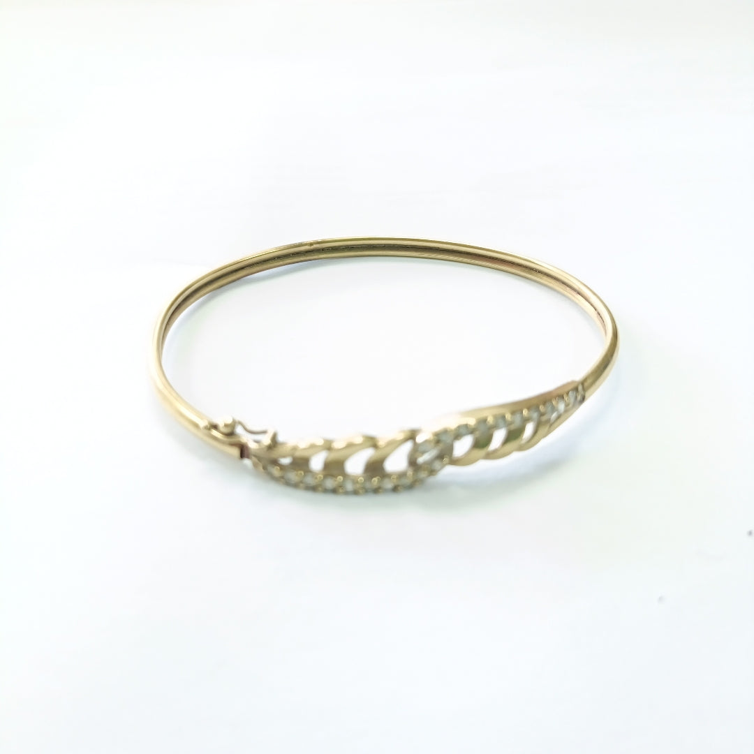PULSERA RIGIDA ORO 10 K 6.3 GRMS (SEMINUEVO)