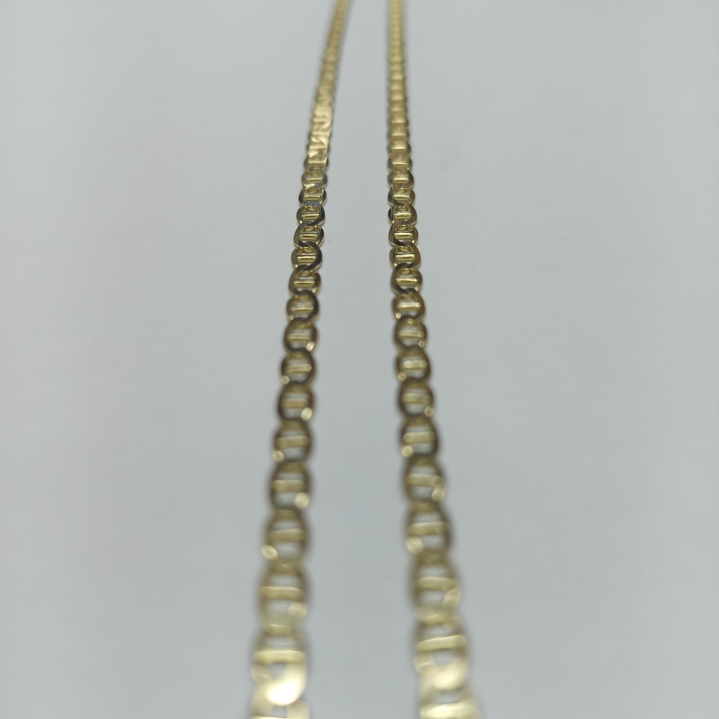 CADENAS TEJIDO GUCHI ORO 10K 60 CM 8.4 GR (NUEVO)