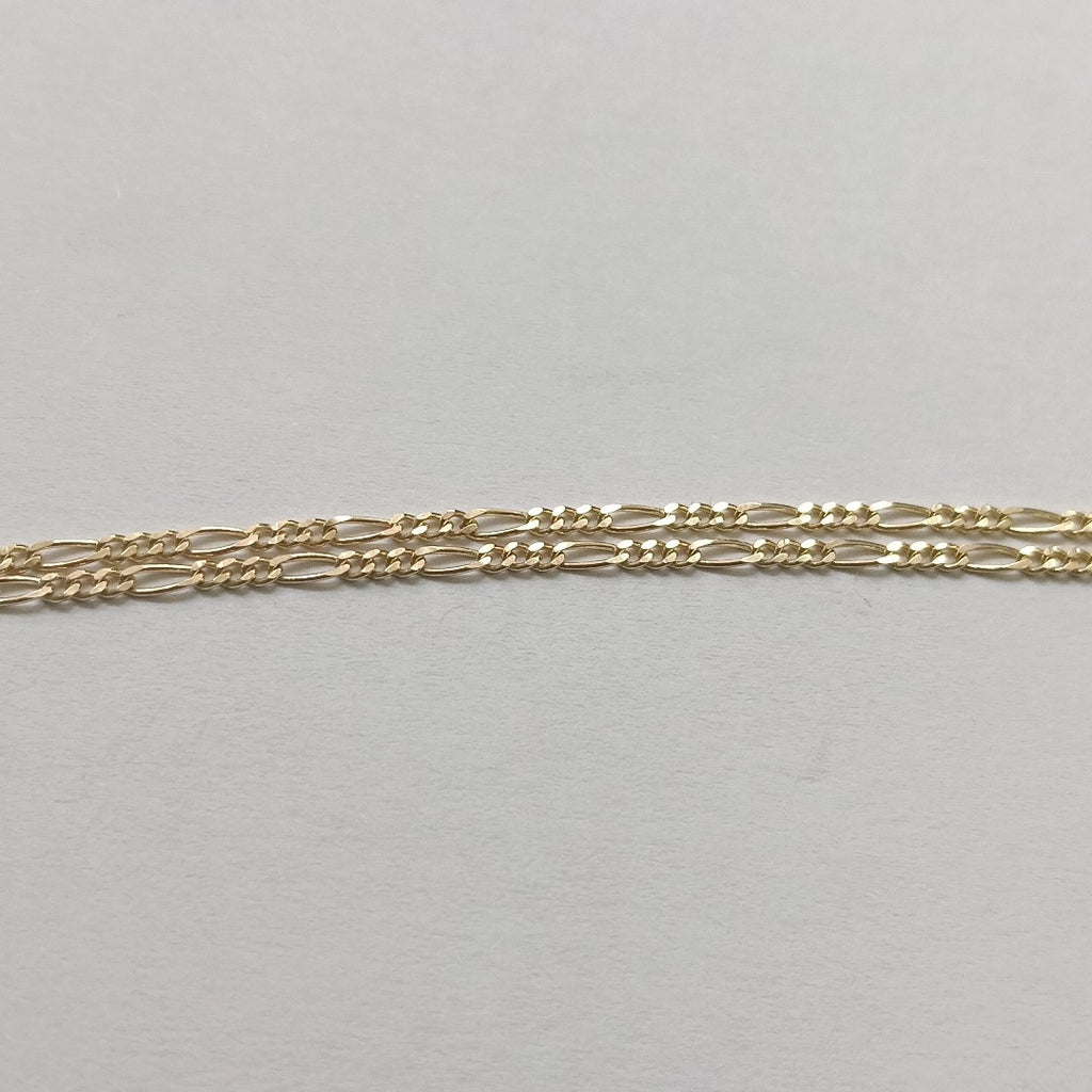 CADENAS TEJIDO 3X1 ORO 14K 55 CM 2.7 GR (NUEVO)