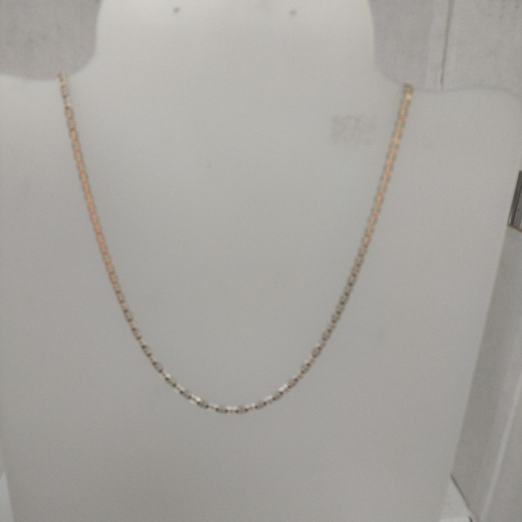 CADENAS TEJIDO GUCHI DIAMANTADO ORO 10K 55 CM 3.9 GR (NUEVO)
