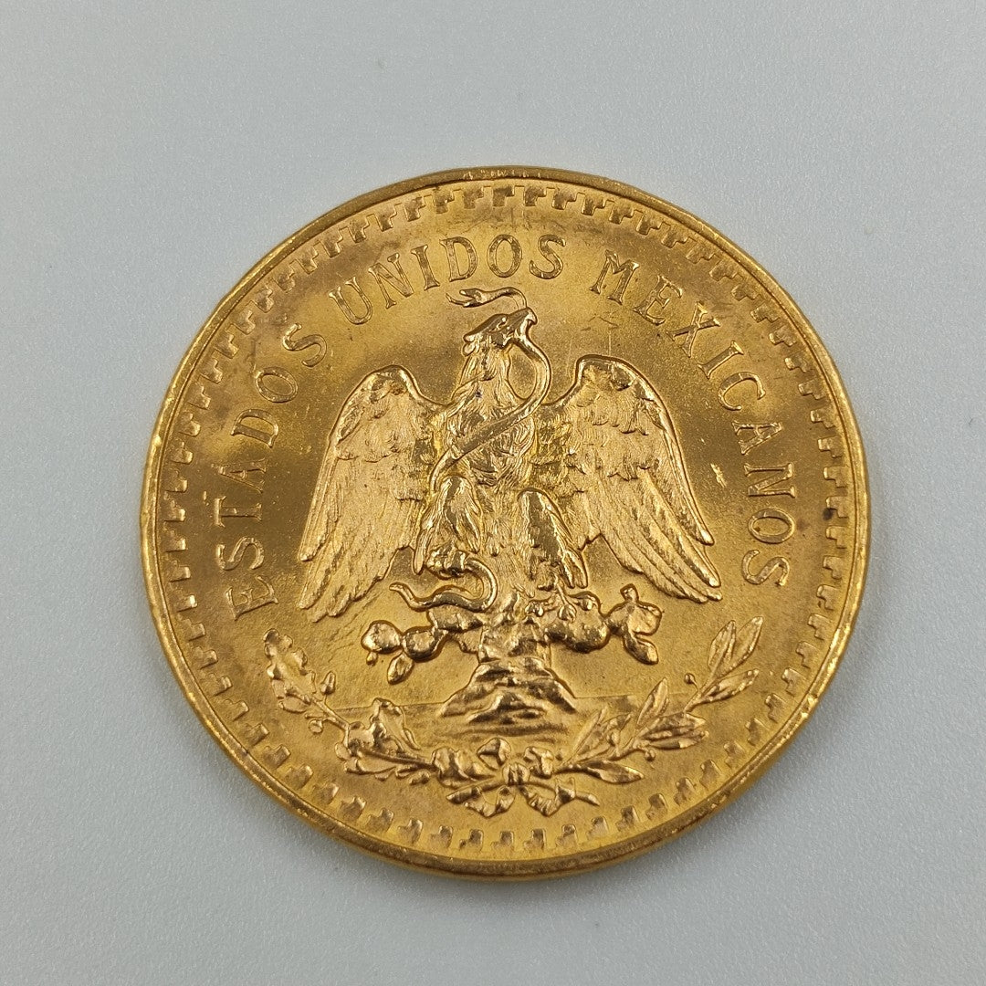K1 41,60 GRMS 21 K IDENTIFICACIÓN MONEDA NOMINATIVA MONEDAS PESOS 50 PESOS (SEMINUEVO)