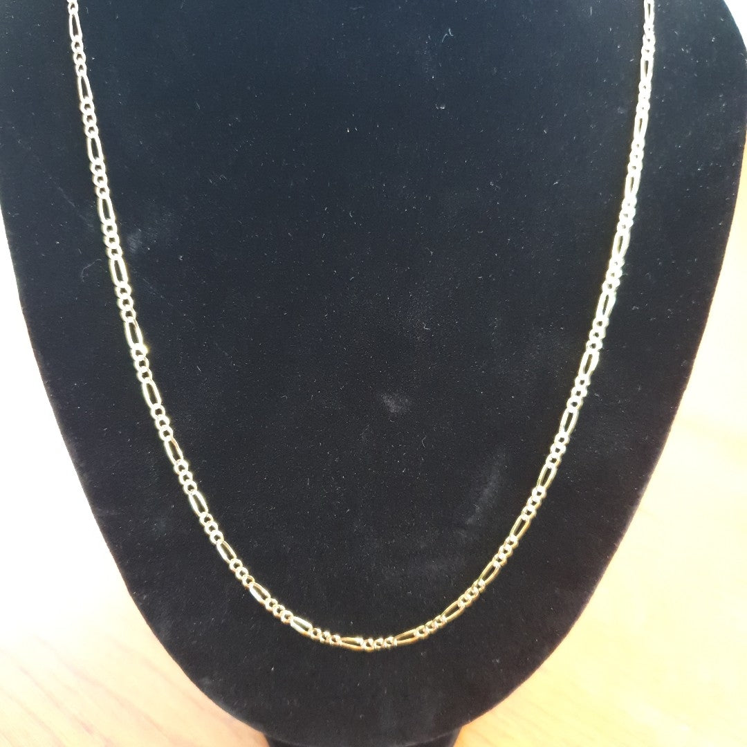 CADENAS TEJIDO 3X1 ORO 14K 55 CM 4.9 GR (NUEVO)