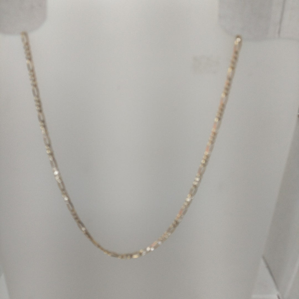 CADENAS TEJIDO 3X1 DIAMANTADO ORO 10K 60 CM 7 GR (NUEVO)