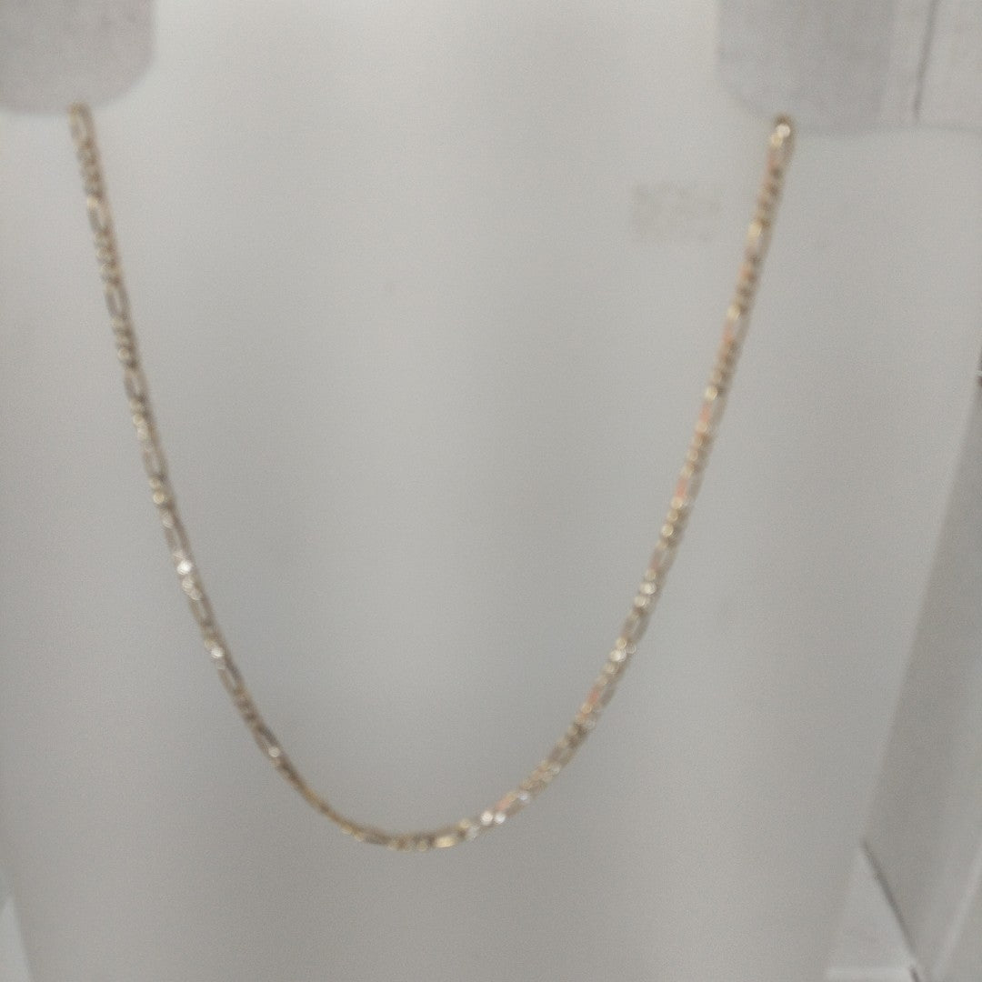 CADENAS TEJIDO 3X1 DIAMANTADO ORO 10K 60 CM 7 GR (NUEVO)