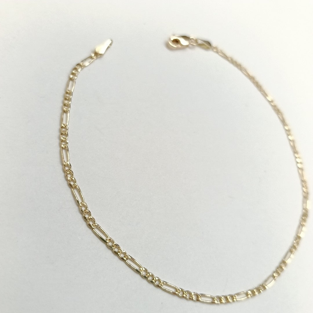 PULSERA 3X1 ORO 14K 21 CM 1.7 GR (NUEVO)