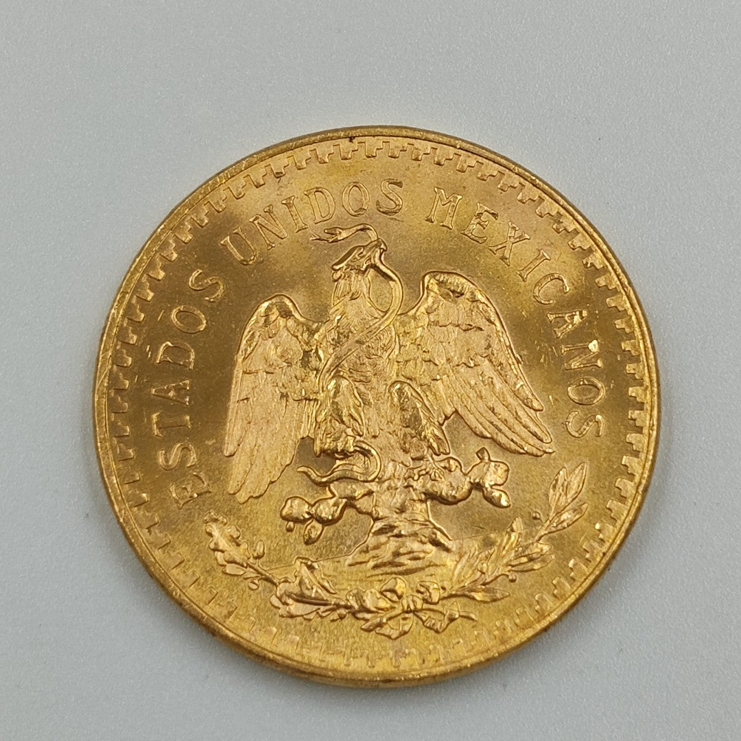 K1 41,60 GRMS 21 K IDENTIFICACIÓN MONEDA NOMINATIVA MONEDAS PESOS 50 PESOS (SEMINUEVO)
