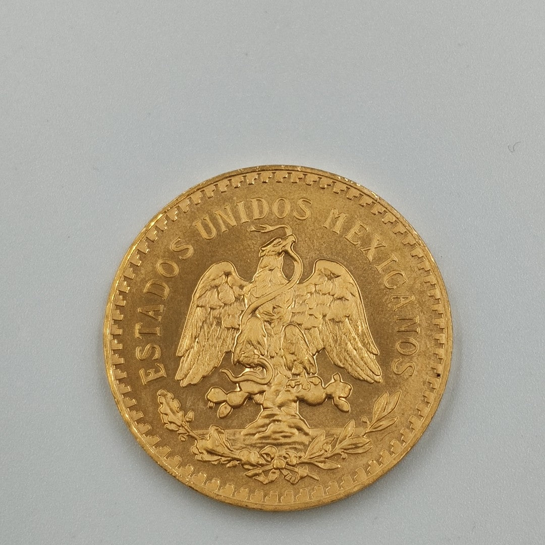 K1 41.6 GRMS 21 K IDENTIFICACIÓN MONEDA NOMINATIVA MONEDAS PESOS 50 PESO (SEMINUEVO)