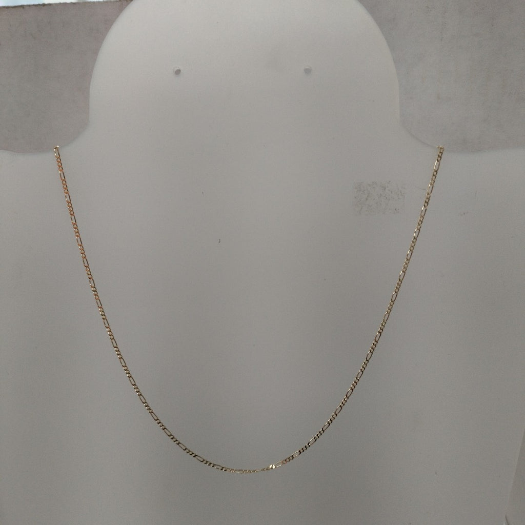 CADENAS TEJIDO 3X1 ORO 14K 55 CM 2.4 GR (NUEVO)