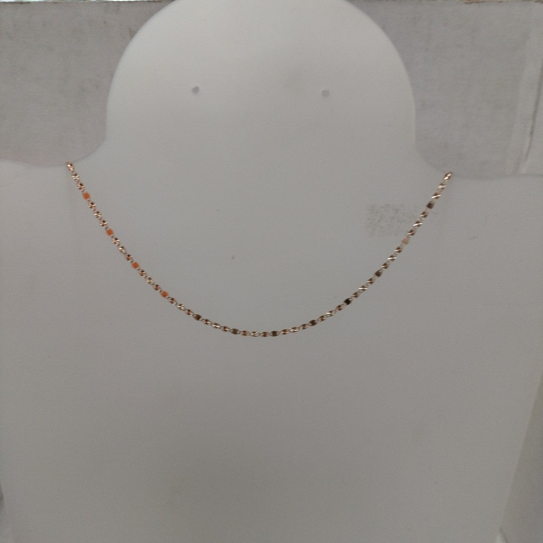 CADENAS TEJIDO GUCHI ORO 10K 55 CM 1.7 GR (NUEVO)