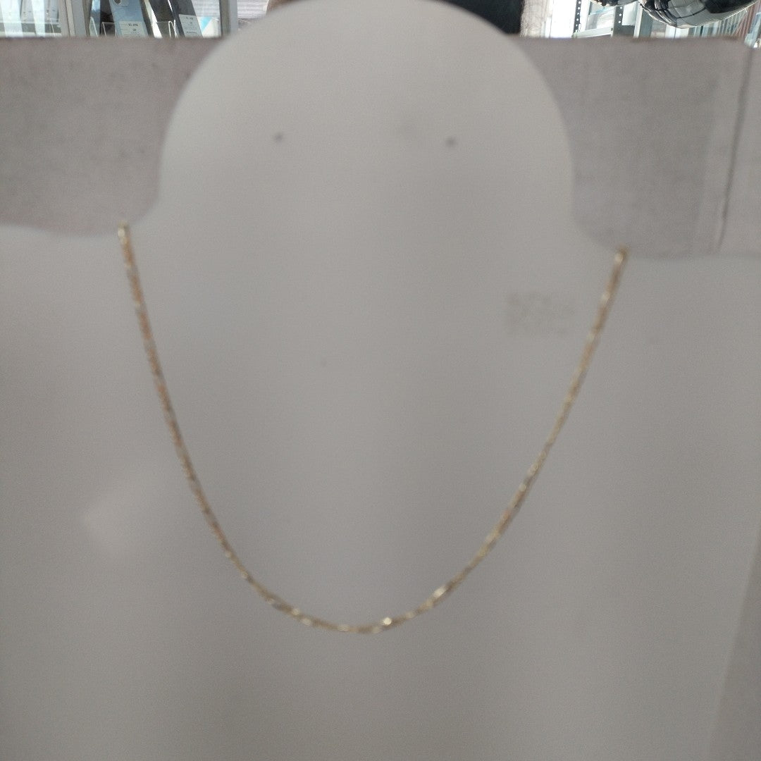 CADENAS TEJIDO 3X1 ORO 10K 55 CM 3.2 GR (NUEVO)