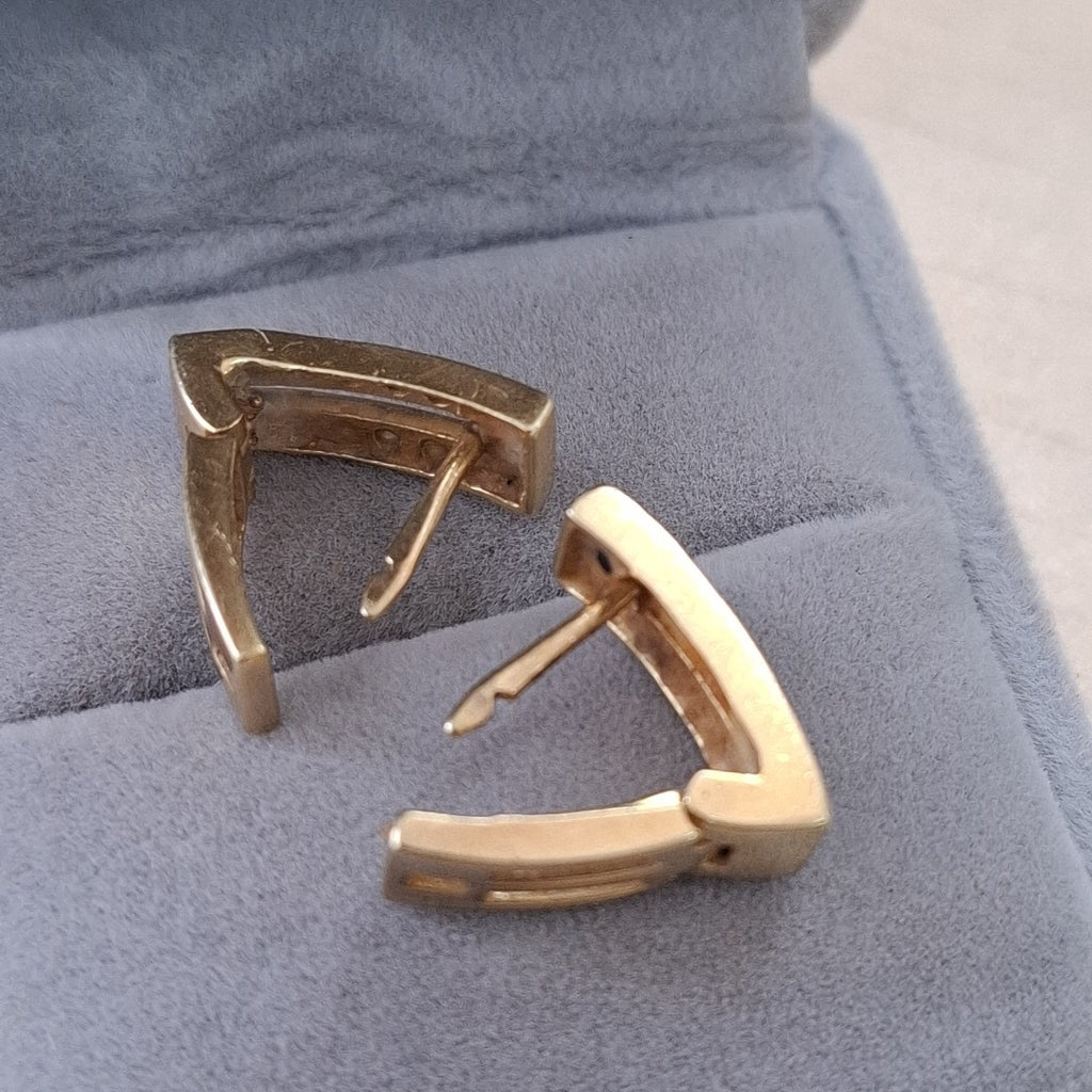 ARETES PAR ORO 14 K 4.6 GRMS (SEMINUEVO)