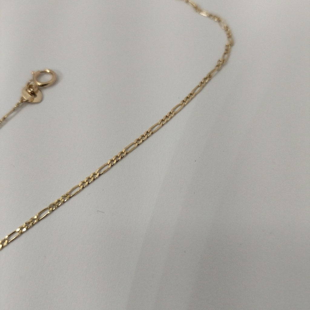PULSERAS TEJIDO 3X1 ORO 14K 21 CM 1 GR (NUEVO)