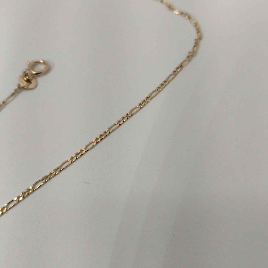 PULSERAS TEJIDO 3X1 ORO 14K 21 CM 1 GR (NUEVO)
