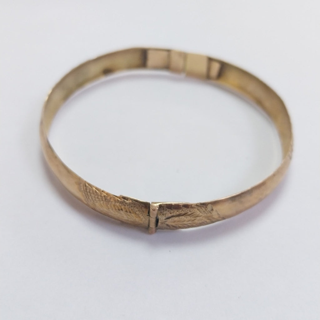 PULSERA RIGIDA ORO 8 K 9.4 GRMS (SEMINUEVO)