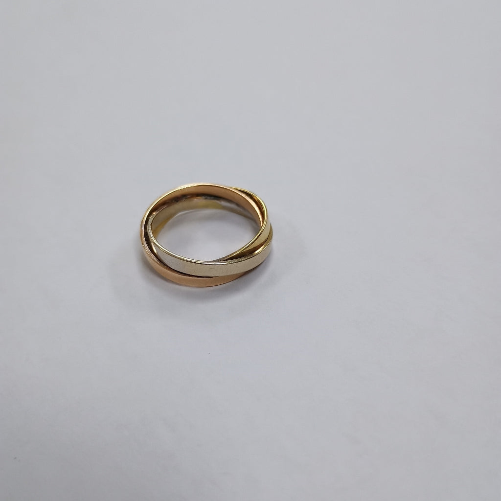ARGOLLA ORO COMBINADO 14 K 4.3 GRMS (SEMINUEVO)