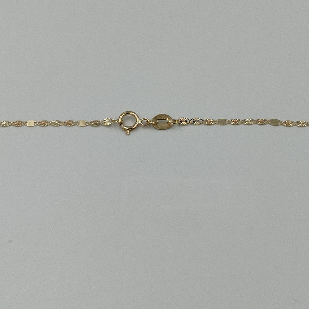 CADENAS TEJIDO GUCHI ORO 10K 55 CM 1.6 GR (NUEVO)