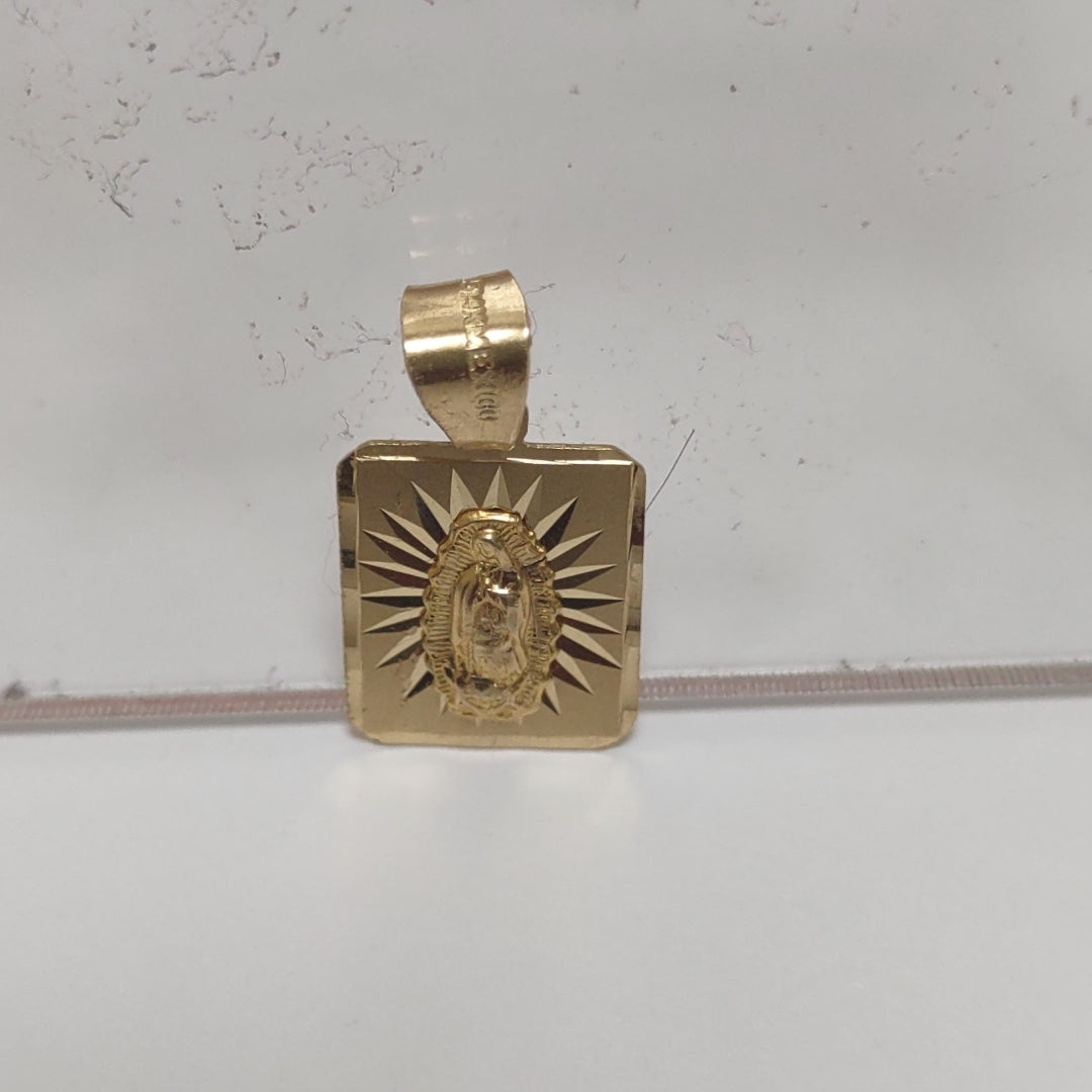 DIJE, MEDALLA RELIGIOSA ORO 14 K 1.4 GRMS (SEMINUEVO)