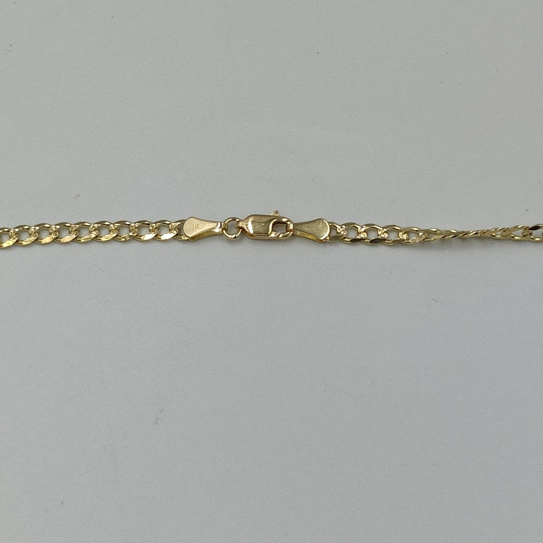 CADENAS BARBADA ORO 14K 55 CM 13.2 GR (NUEVO)