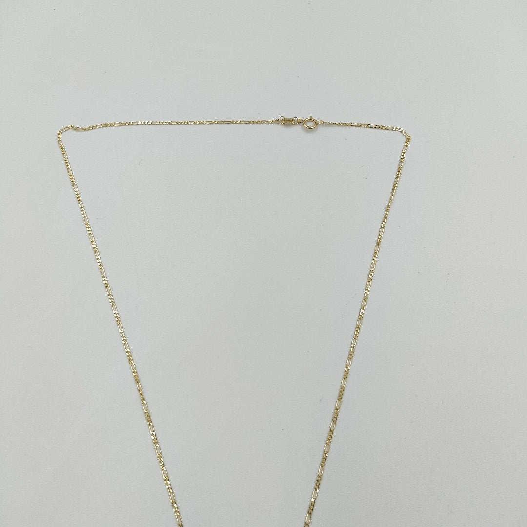 CADENAS TEJIDO 3X1 ORO 14K 55 CM 2.4 GR (NUEVO)
