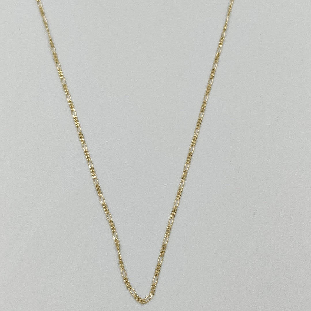 CADENAS TEJIDO 3X1 ORO 14K 55 CM 2.7 GR (NUEVO)