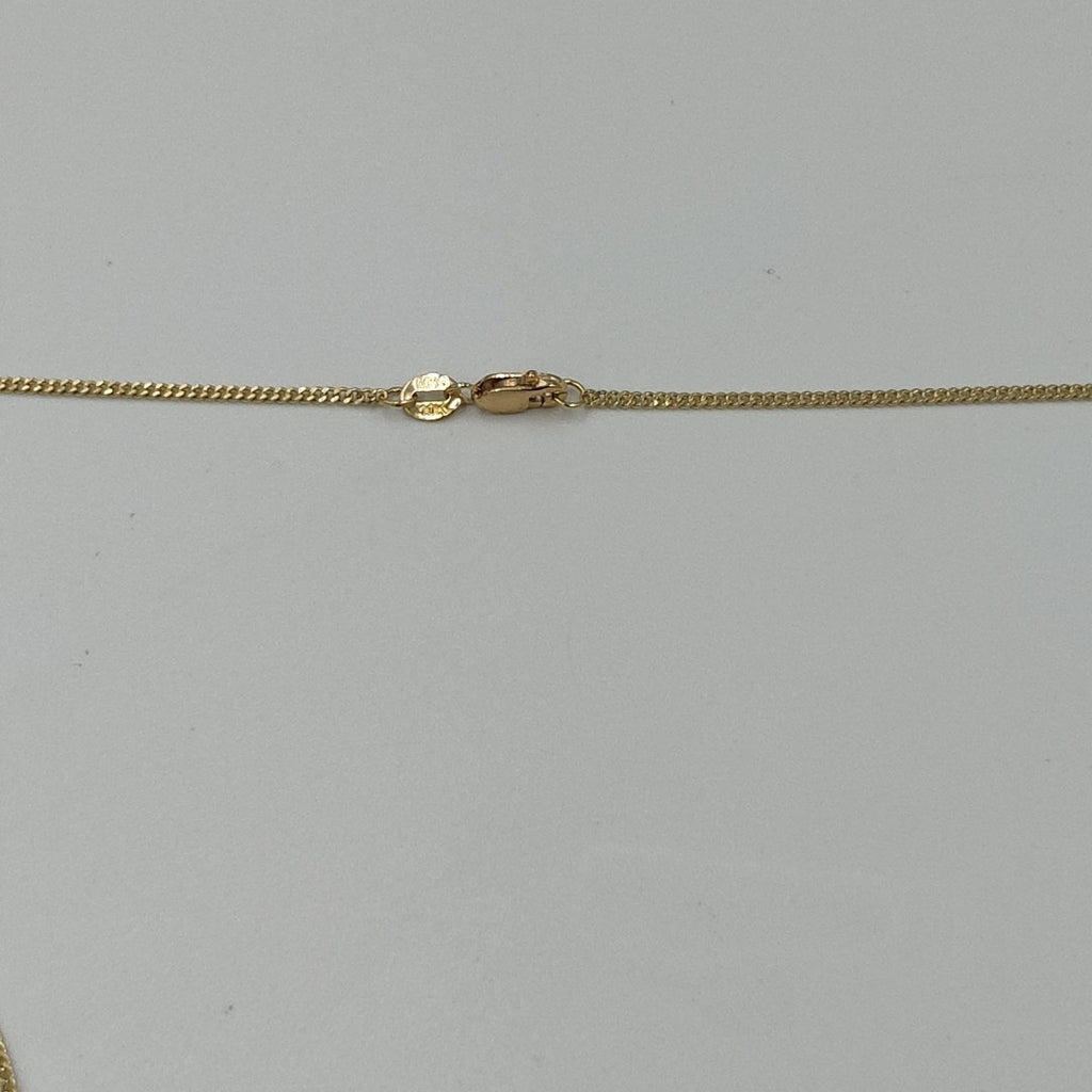 CADENAS TEJIDO BARBADA ORO 10K 50 CM 3.1 GR (NUEVO)