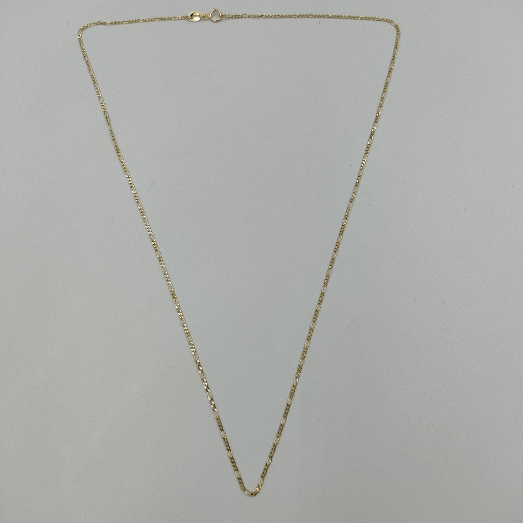 CADENAS TEJIDO 3X1 ORO 14K 55 CM 2.4 GR (NUEVO)