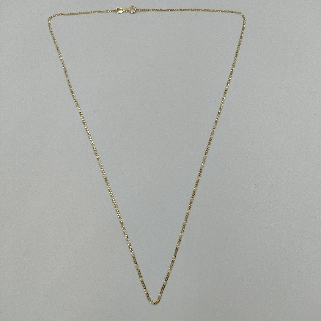 CADENAS TEJIDO 3X1 ORO 14K 55 CM 2.4 GR (NUEVO)