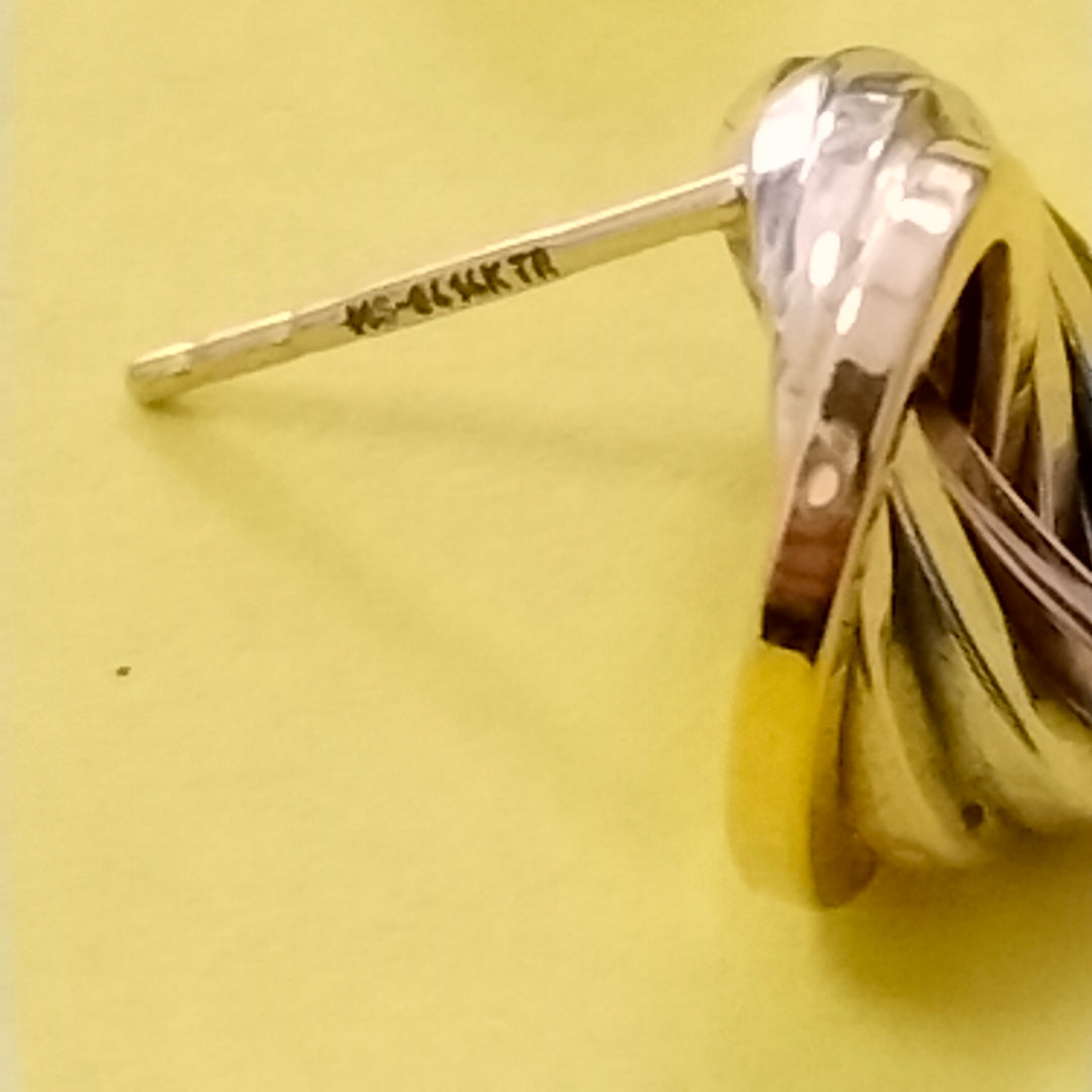 ARRACADAS PAR ORO 14 K 2,10 GRMS (SEMINUEVO)