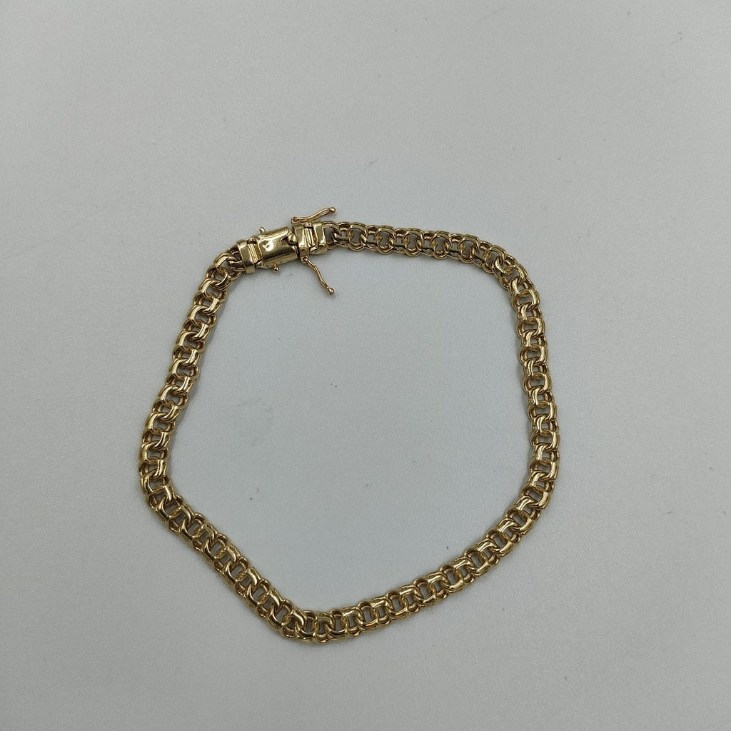 PULSERAS TEJIDO CHINO ORO 10K 21 CM 8.4 GR (NUEVO)