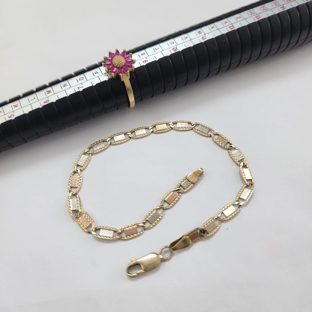 ANILLITO, PULSERA ORO 10 K 1.7 GRMS (SEMINUEVO)