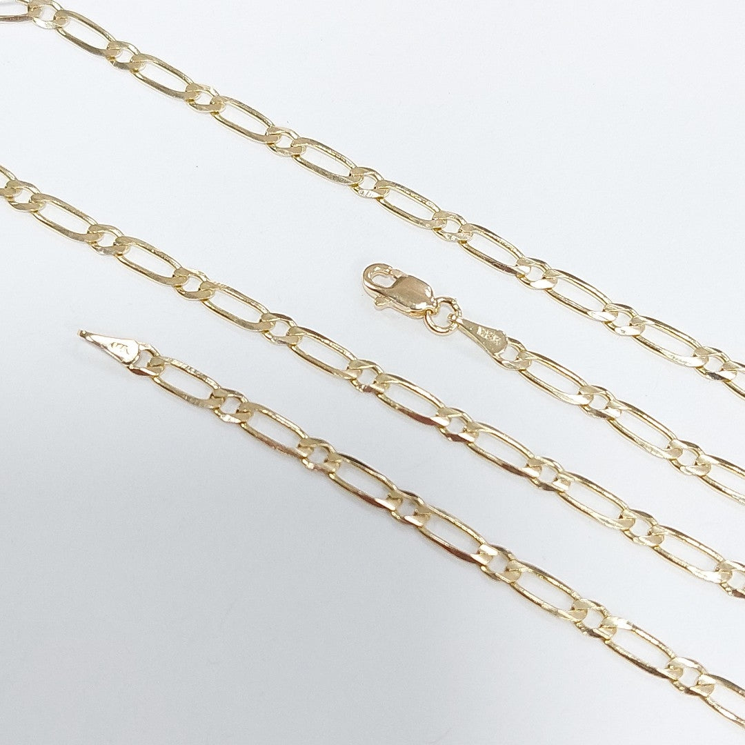 CADENAS 1X1 ORO 14K 55 CM 7.5 GR (NUEVO)