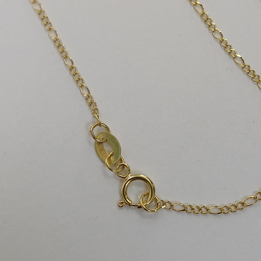 CADENAS TEJIDO 3X1 ORO 10K 60 CM 1.5 GR (NUEVO)