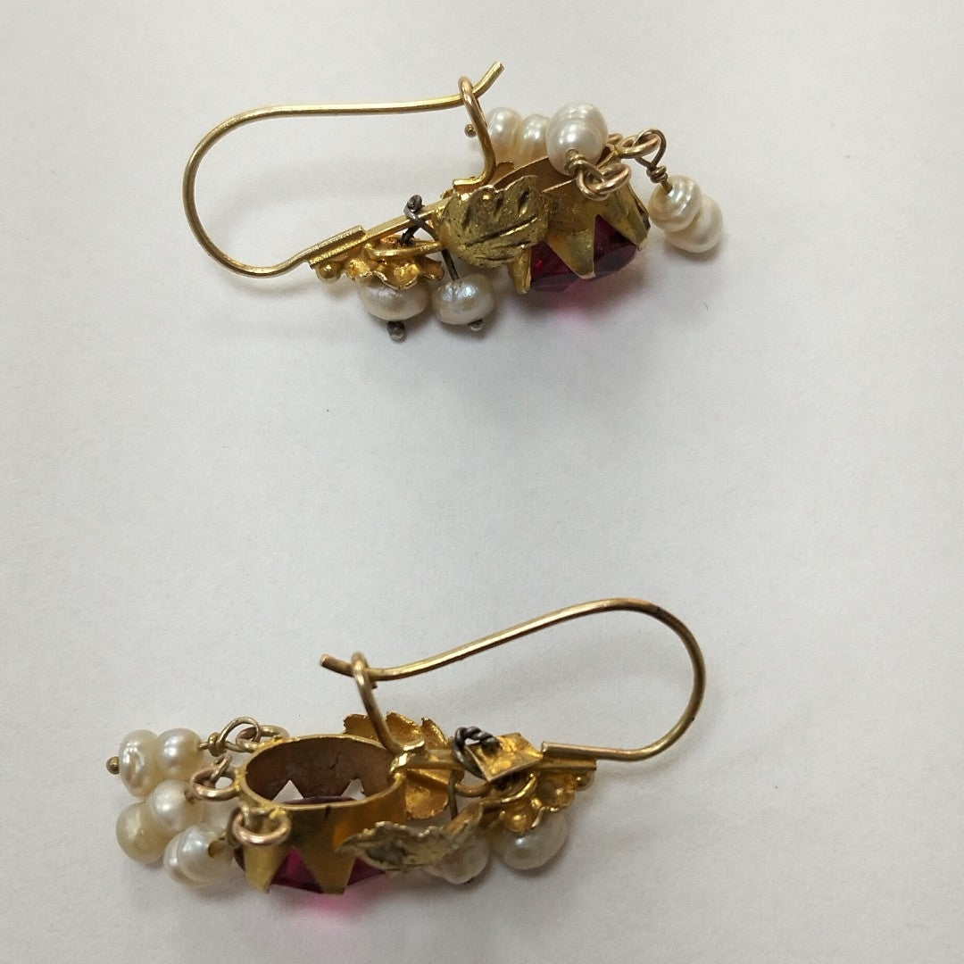 ARETES PAR ORO 8 K 6,20 GRMS (SEMINUEVO)