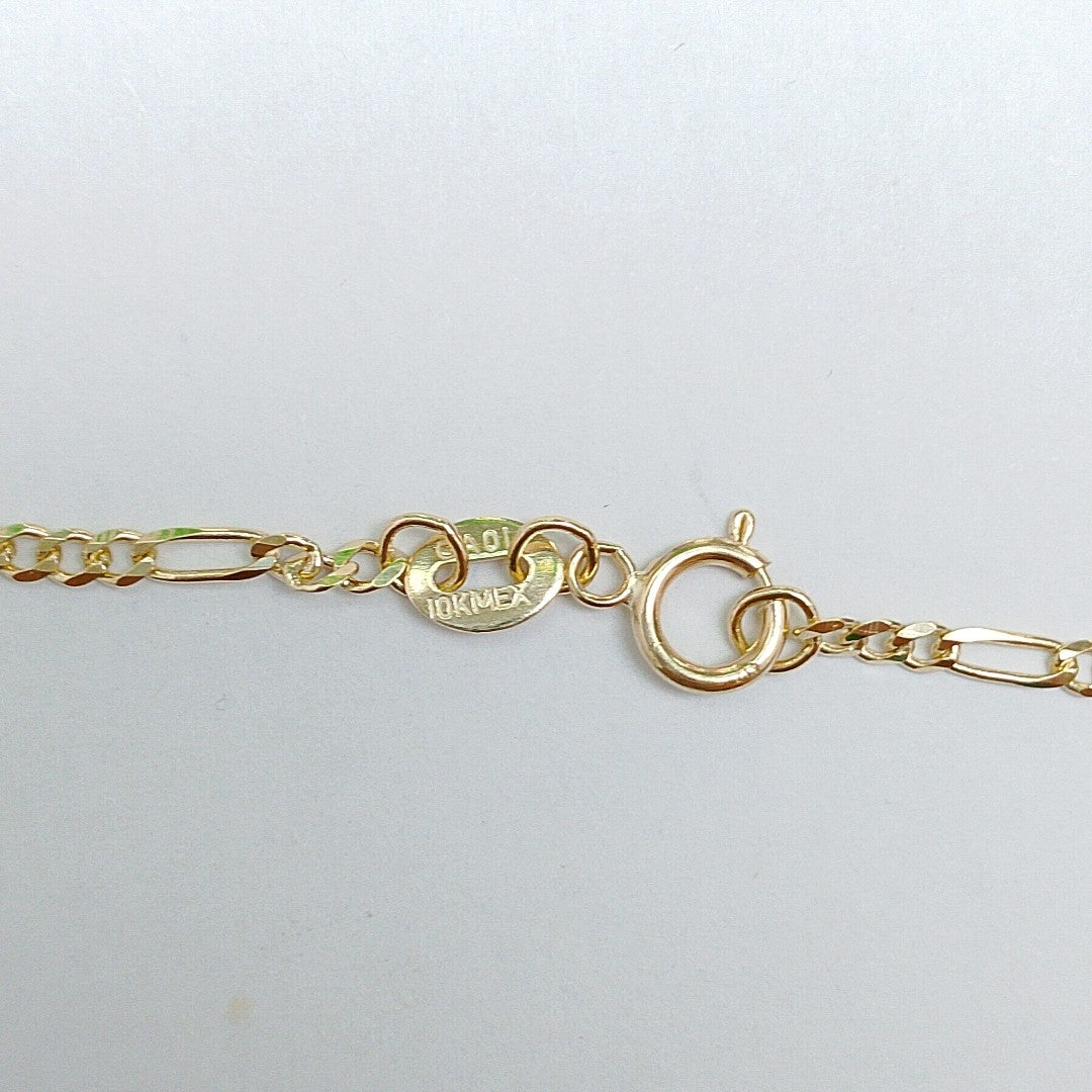 CADENAS TEJIDO 3X1 ORO 10K 55 CM 3.2 GR (NUEVO)