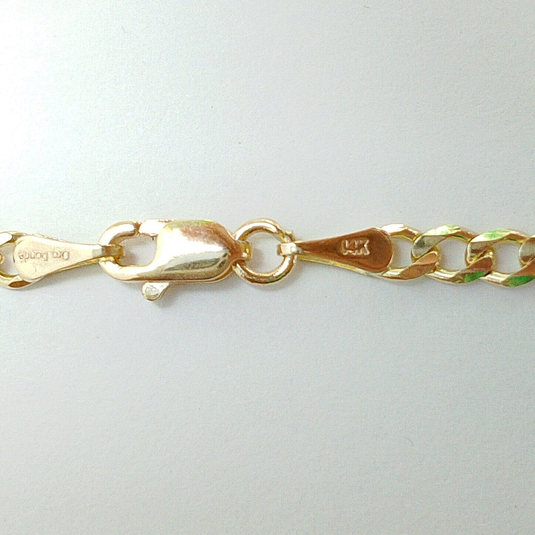 PULSERAS 3X1 ORO 14K 21 CM 3.3 GR (NUEVO)