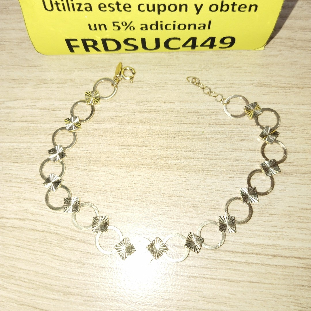 PULSERA ORO 14 K 3.6 GRMS (SEMINUEVO)