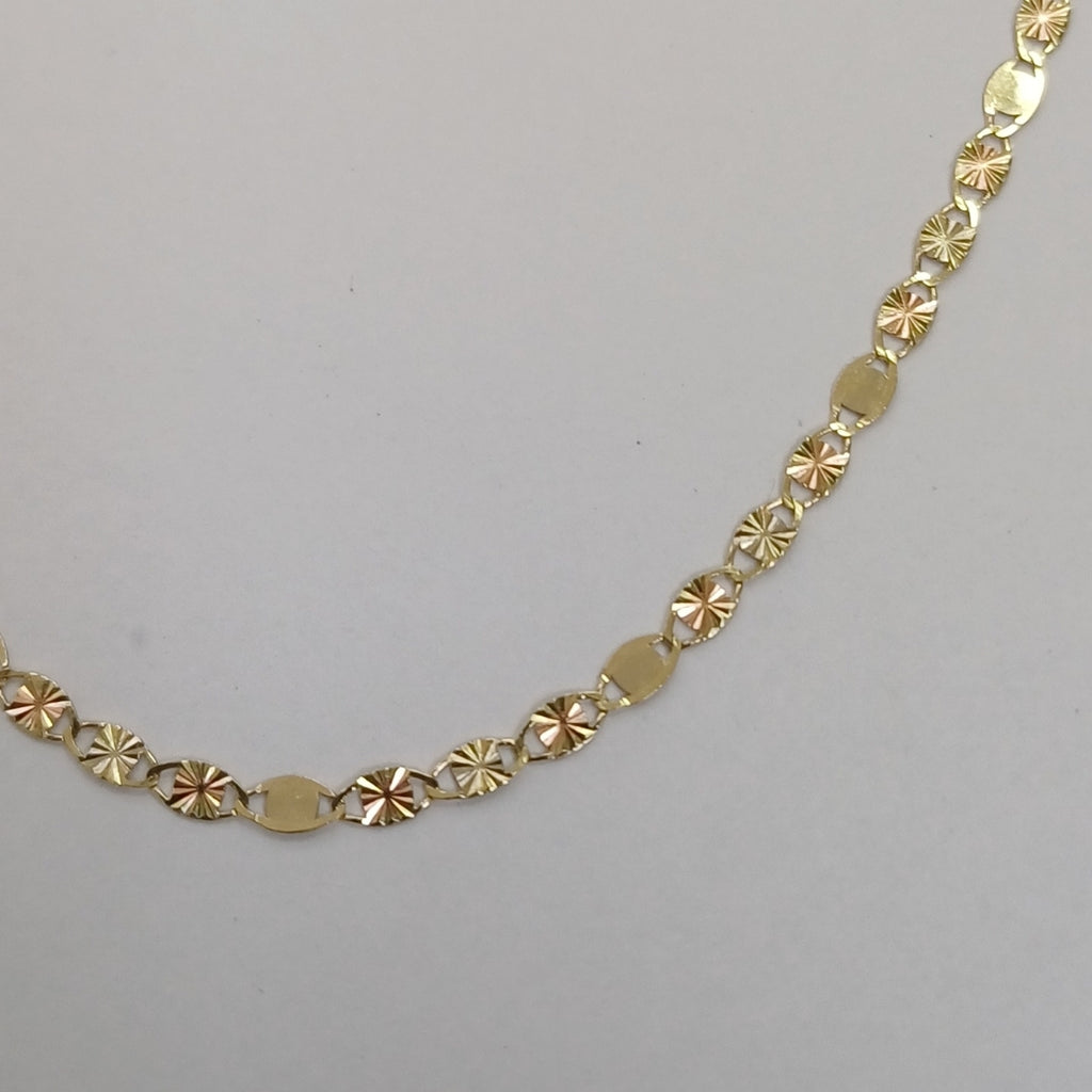 CADENAS TEJIDO GUCHI ORO 10K 55 CM 1.6 GR (NUEVO)