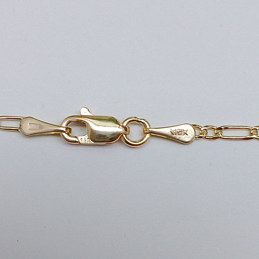 PULSERAS 3X1 ORO 14K 18 CM 1.5 GR (NUEVO)