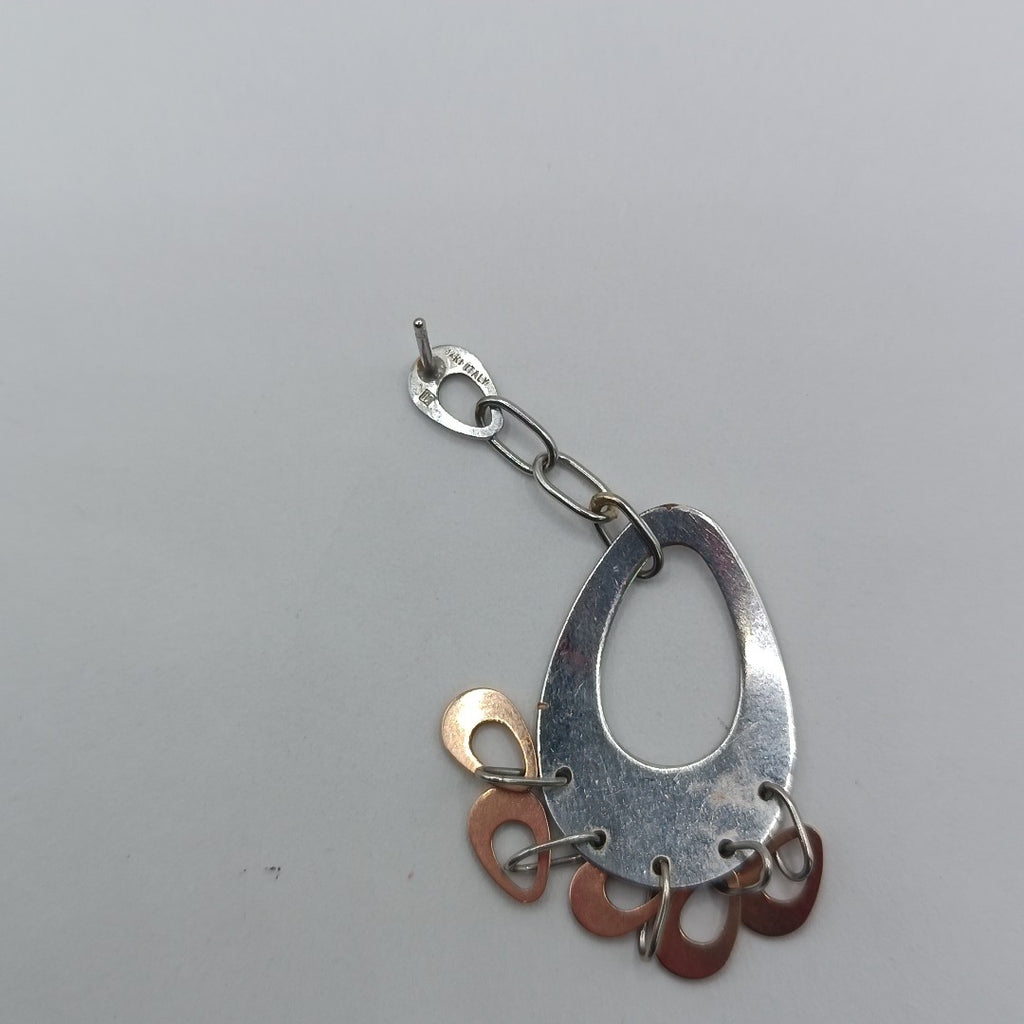 ARETES PAR ORO COMBINADO 14 K 7.4 GRMS (SEMINUEVO)