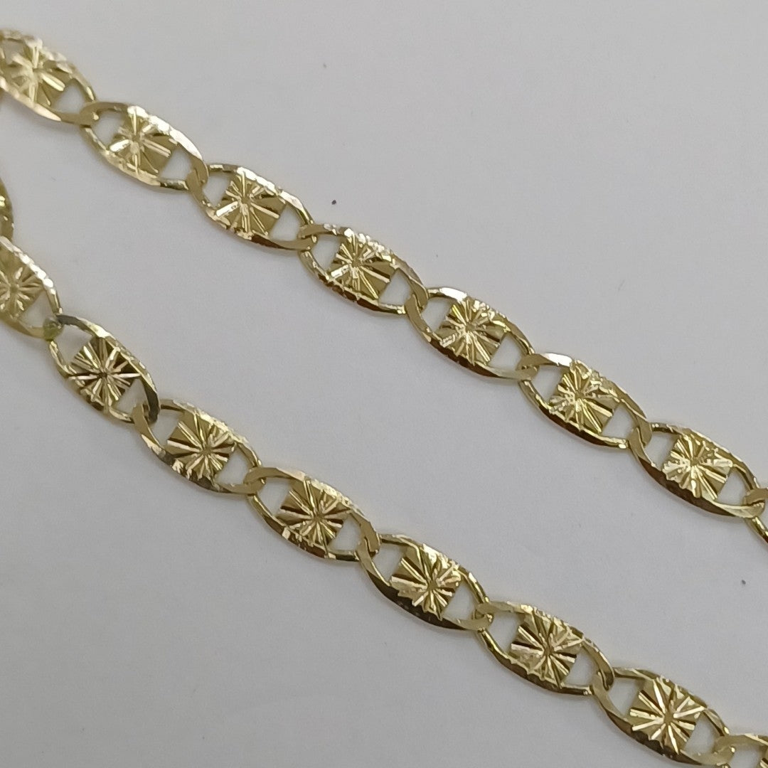 PULSERAS GUCHI ORO 14K 18 CM 2.8 GR (NUEVO)