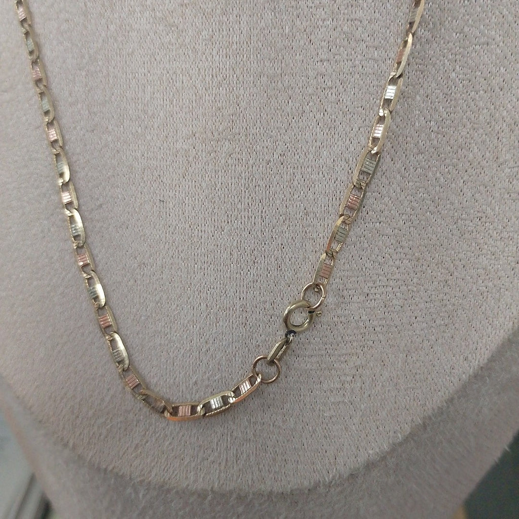 CADENA ORO, ORO COMBINADO 10 K 7.5 GRMS (SEMINUEVO)