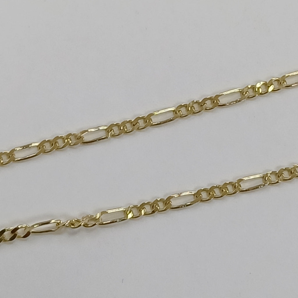 PULSERAS TEJIDO 3X1 ORO 14K 21 CM 1 GR (NUEVO)