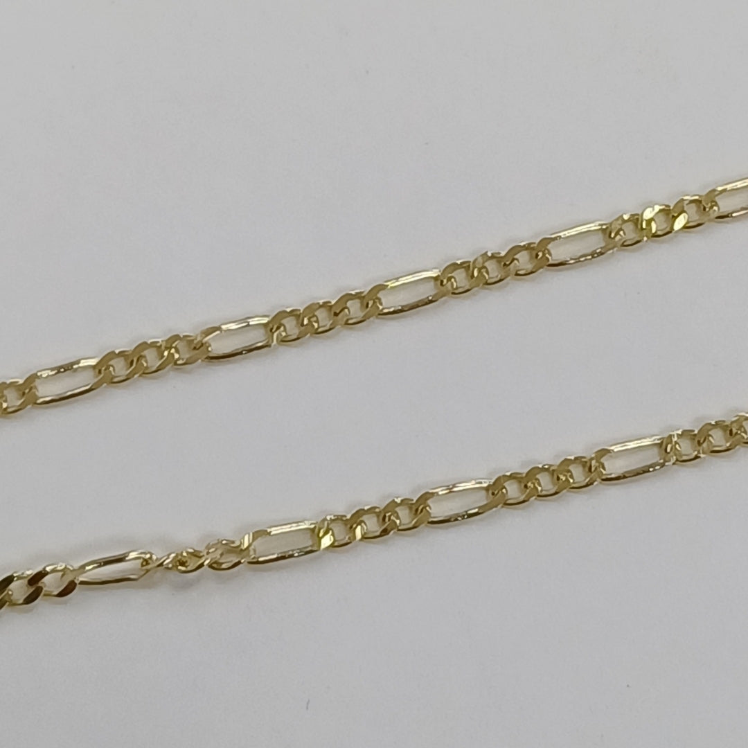 PULSERAS TEJIDO 3X1 ORO 14K 21 CM 1 GR (NUEVO)