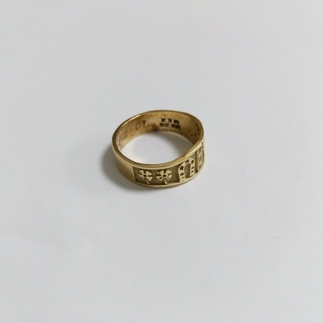 ARGOLLA DE LA SUERTE ORO 14 K 6,00 GRMS (SEMINUEVO)