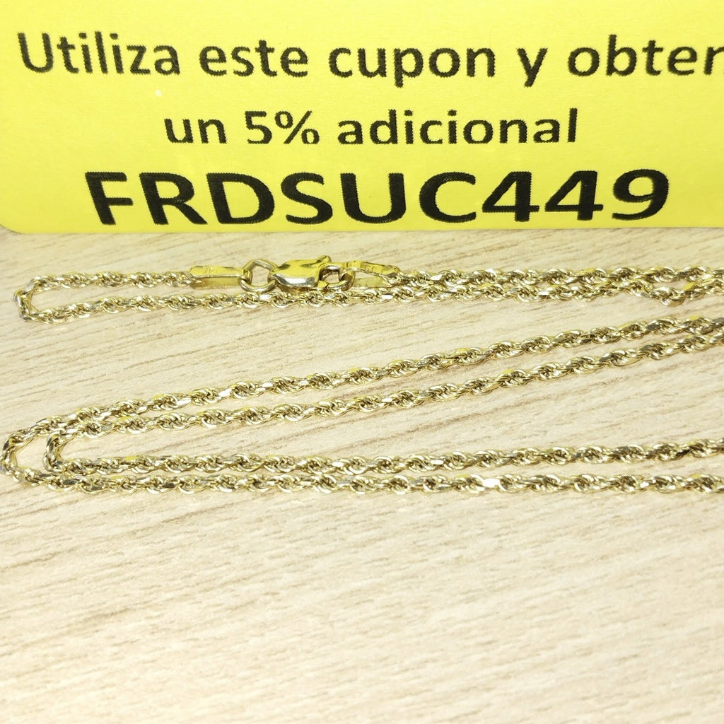 CADENA ORO 14 K 4.6 GRMS (SEMINUEVO)